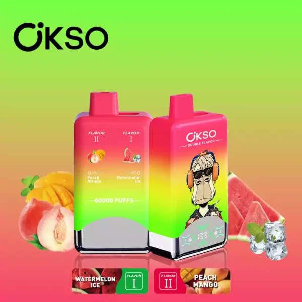 OKSO Double Flavor 60K Wholesale | 60000 Puffs Vape Supplier
