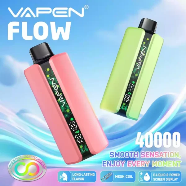 VAPEN FLOW 40K Wholesale | 40000 Puffs Disposable Vape Supplier