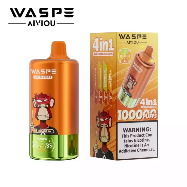 WASPE 4 in 1 100K Wholesale | 100000 Puffs Disposable Vape Supplier