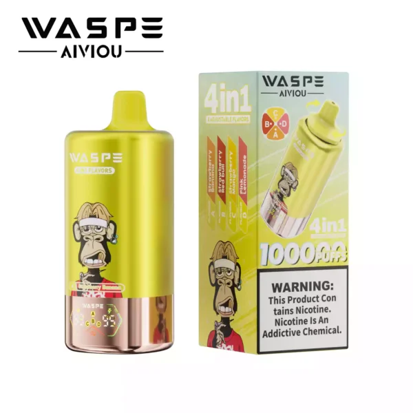 WASPE 4 in 1 100K Wholesale | 100000 Puffs Disposable Vape Supplier