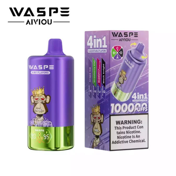 WASPE 4 in 1 100K Wholesale | 100000 Puffs Disposable Vape Supplier