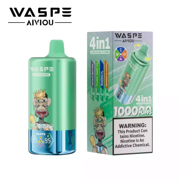 WASPE 4 in 1 100K Wholesale | 100000 Puffs Disposable Vape Supplier
