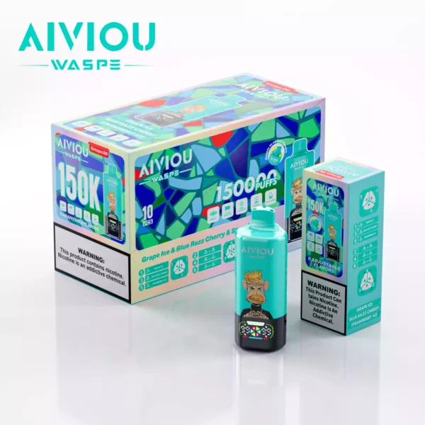 WASPE AIVIOU 6 in 1 150K Wholesale | 150000 Puffs Vape Supplier