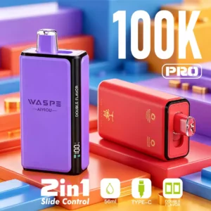 WASPE Double Flavor 100K Pro Wholesale | 100000 Puffs Vape Supplier