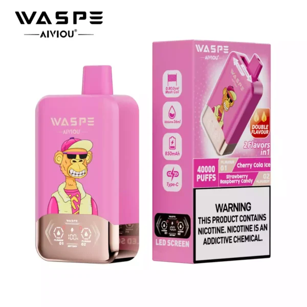 WASPE Double Flavor 40000 Wholesale | 40000 Puffs Vape Supplier