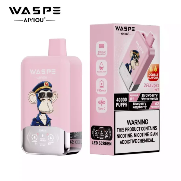 WASPE Double Flavor 40000 Wholesale | 40000 Puffs Vape Supplier