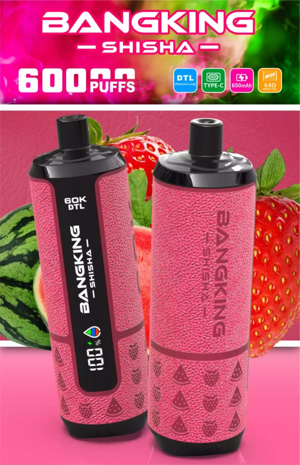 Bangking Shisha 60K Wholesale | 60000 Puffs DTL Disposable Vape Supplier
